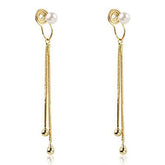 Pearl fringe ear Clip -EC147G